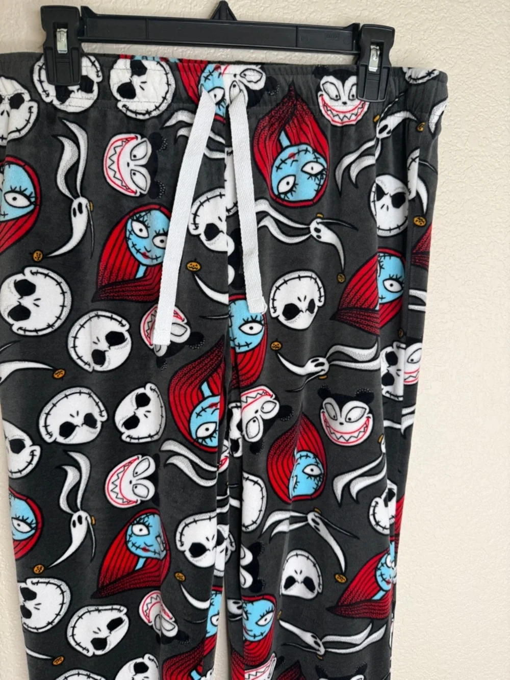 Black Jack Skellington & Sally Pajama Pants Women’s Small - Picture 2 of 6